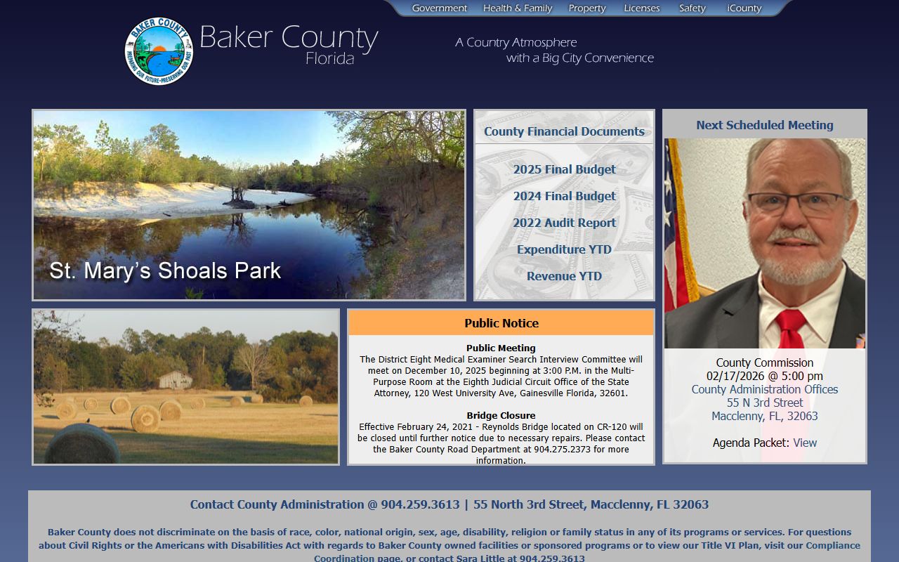Baker County Divorce Decree source screenshot