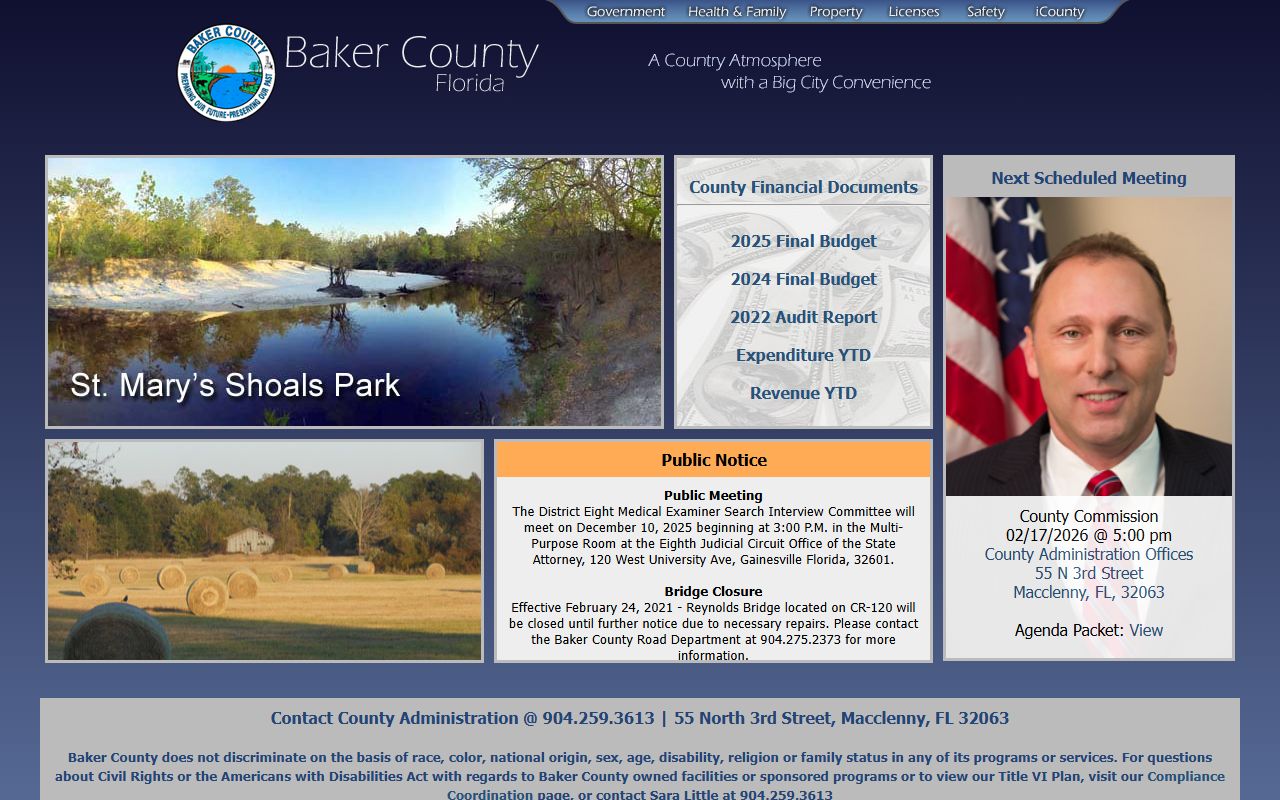 Baker County Divorce Decree source screenshot