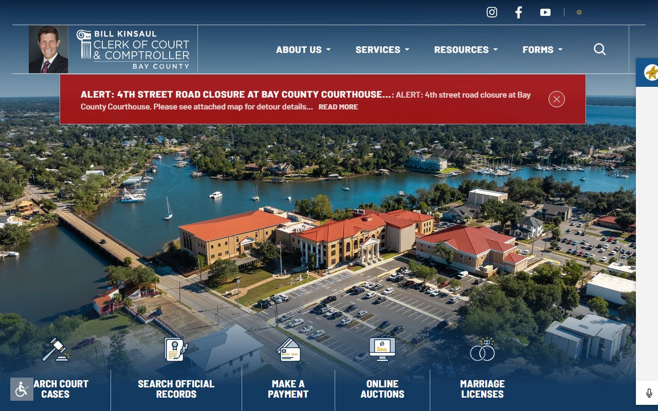 Bay County Divorce Decree source screenshot