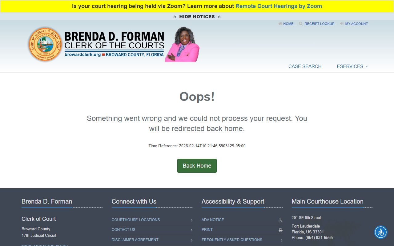 Broward County Divorce Decree source screenshot