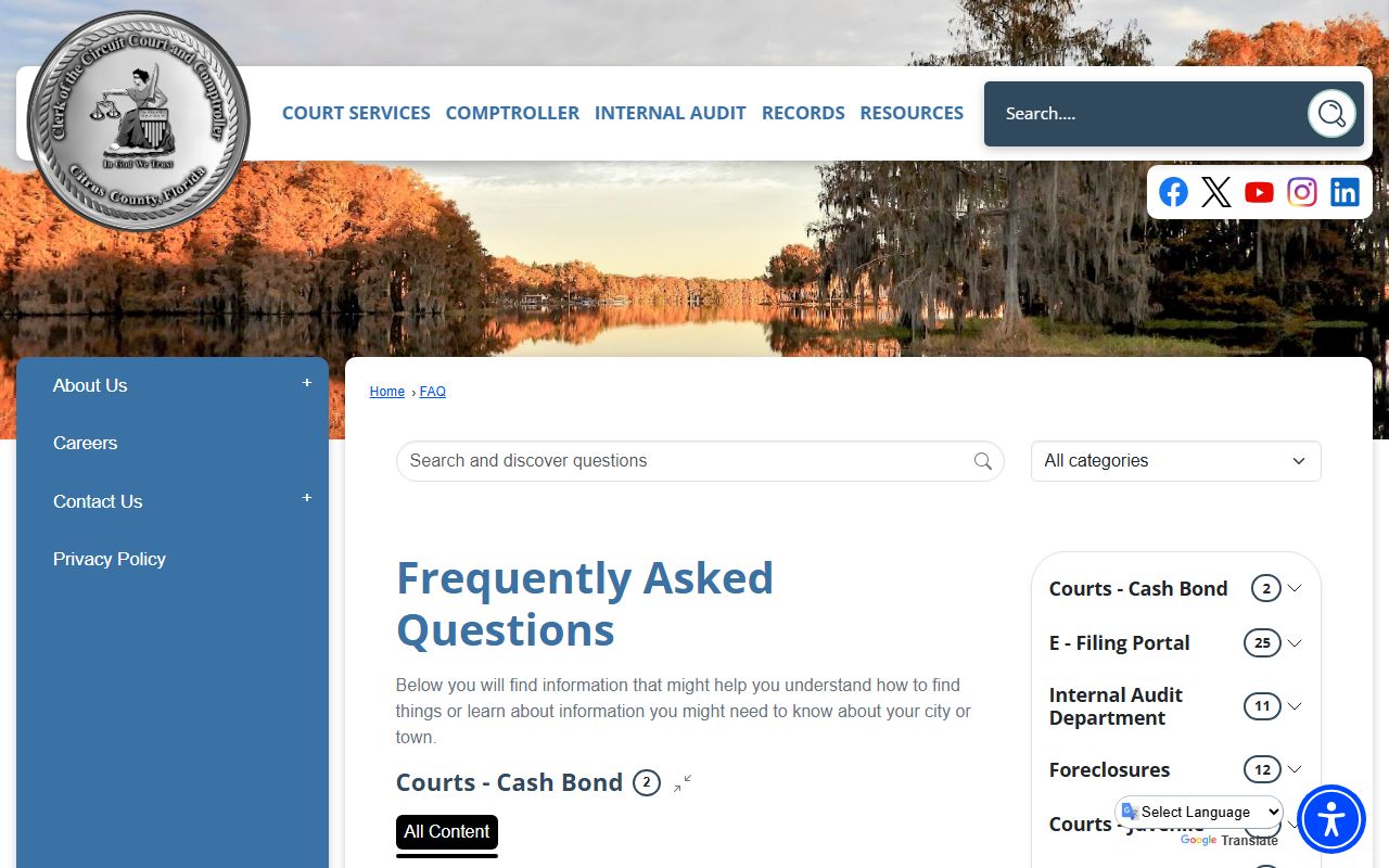 Citrus County Divorce Decree source screenshot