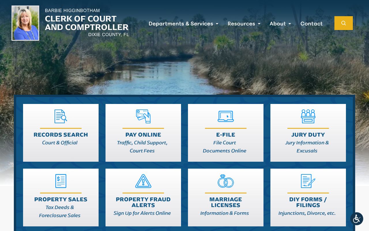 Dixie County Divorce Decree source screenshot