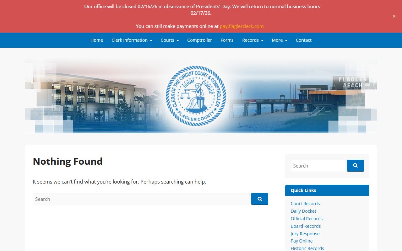 Flagler County Divorce Decree source screenshot