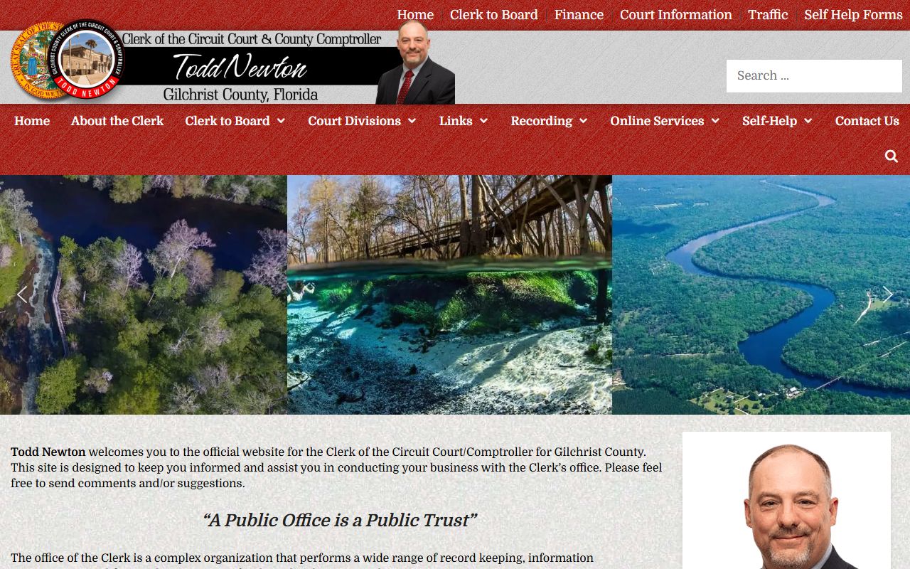 Gilchrist County Divorce Decree source screenshot