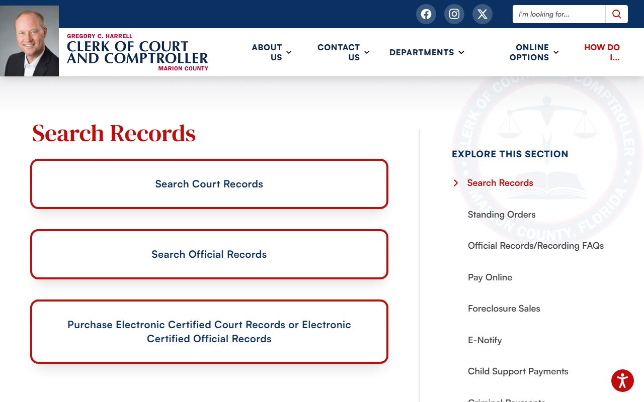 Marion County Divorce Decree source screenshot