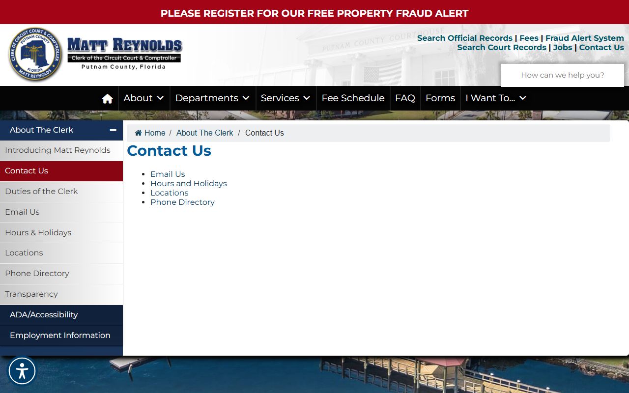 Putnam County Divorce Decree source screenshot