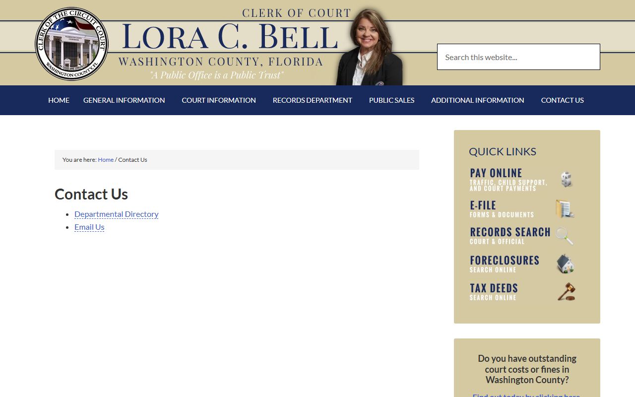Washington County Divorce Decree source screenshot